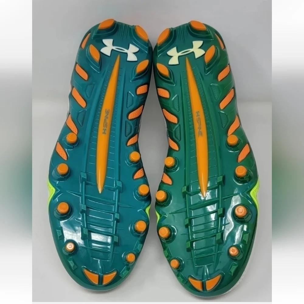 Under Armour Spine Fierce Pro Multicolor Football Cleats Shoes Men's Size 16 New